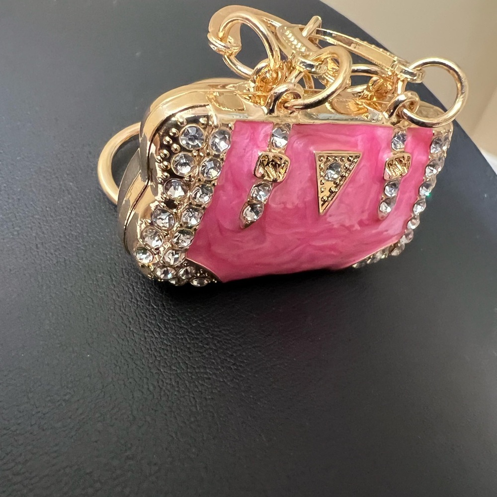 Bagcharm / Keychain Rhinestone Handbag New - Picture 6 of 6